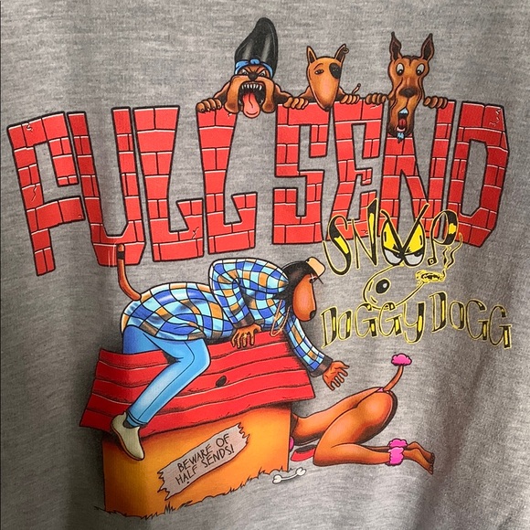 Snoop Dogg Gray Crewneck Sweater with Graphic Design - Picture 8 of 9